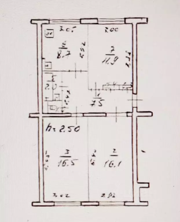 3-к кв. Карелия, Беломорск ул. Воронина, 18 (64.0 м) - Фото 0