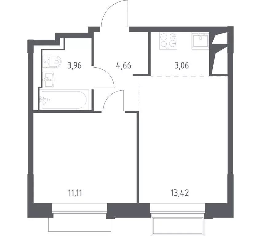 1-комнатная квартира: Мытищи, микрорайон Перловка, жилой комплекс ... - Фото 1