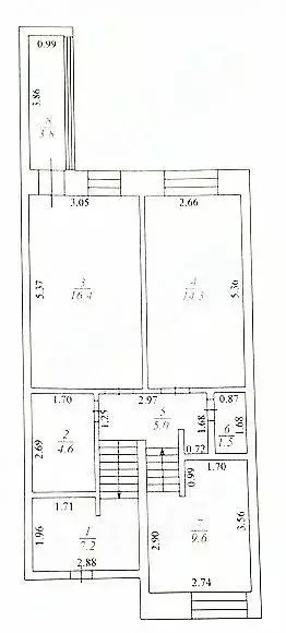 2-к кв. Тверская область, Тверь Волоколамский просп., 3 (58.6 м) - Фото 2