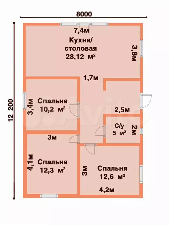 Дом 96 м на участке 7,6 сот. - Фото 0