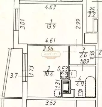 1-комнатная квартира: Санкт-Петербург, Арцеуловская аллея, 21 (33 м) - Фото 2