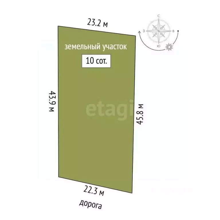 Участок в Ростовская область, Ростов-на-Дону Первоцветная ул. (10.0 ... - Фото 1