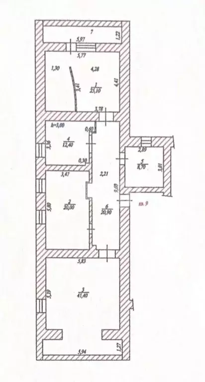 3-к кв. Чувашия, Чебоксары ул. Текстильщиков, 15 (128.5 м) - Фото 2