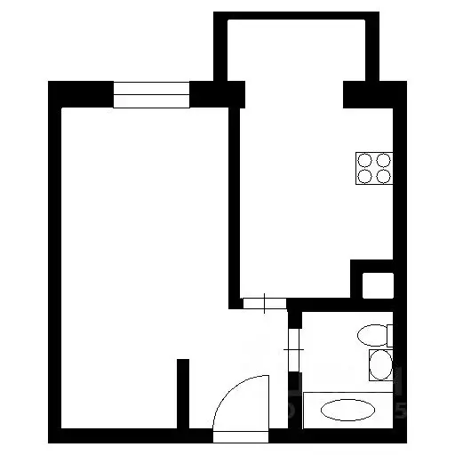 1-к кв. Ленинградская область, Кудрово г. Всеволожский район, ... - Фото 2