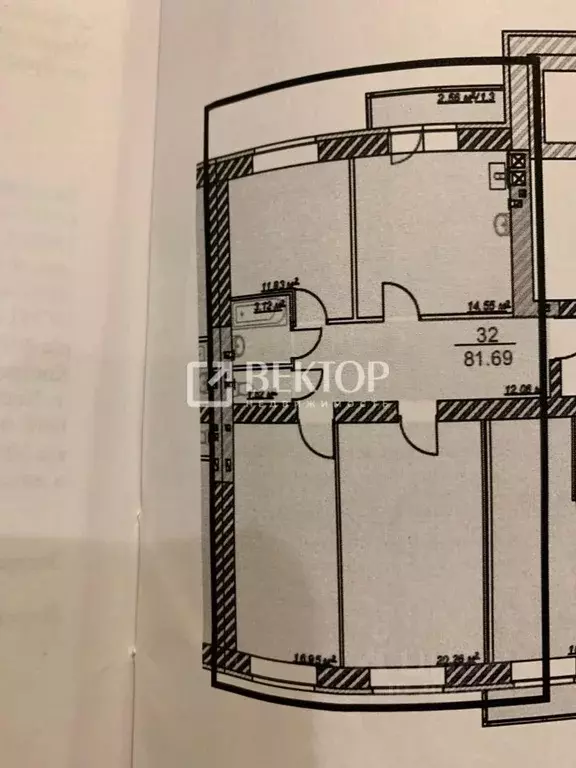 3-к кв. Ярославская область, Ярославль ул. 5-я Яковлевская, 17Б (80.2 ... - Фото 2