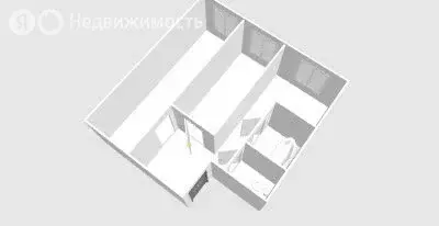 2-комнатная квартира: село Красногорск, улица Карла Маркса, 112 (39.3 ... - Фото 1