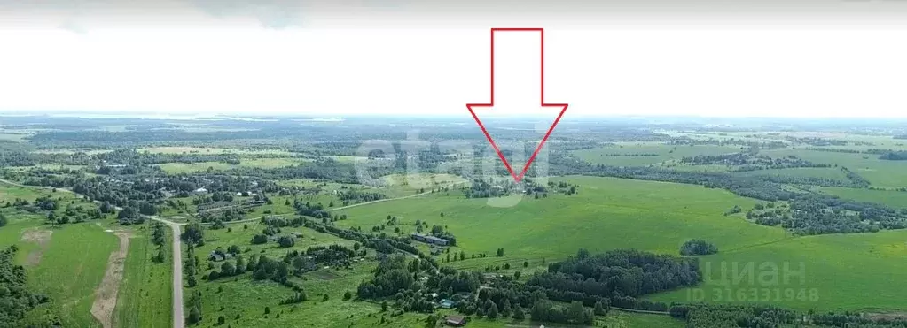 Дом в Вологодская область, Шекснинский муниципальный округ, д. ... - Фото 1