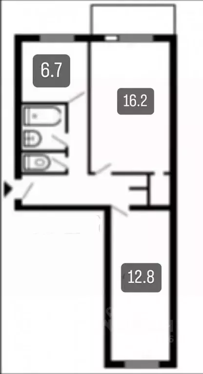 2-к кв. Тверская область, Кимры ул. Кириллова, 24 (46.7 м) - Фото 1