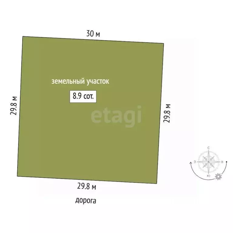 Участок в Тюменская область, Тюмень Поле Чудес-2 садовое товарищество, ... - Фото 1