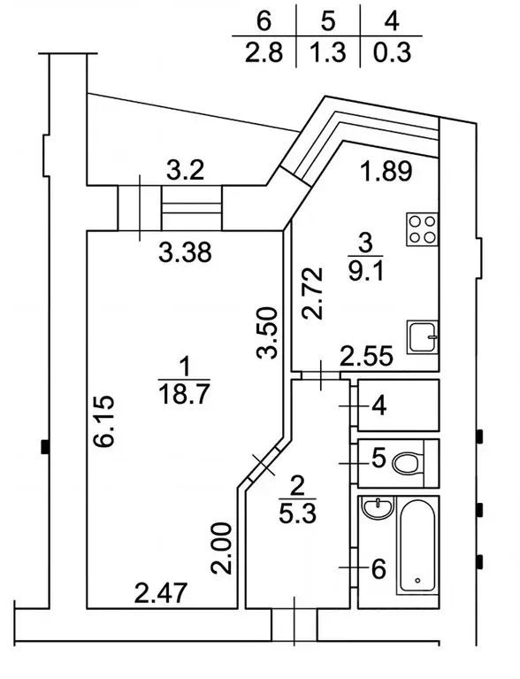 1-к кв. Санкт-Петербург ул. Кустодиева, 16К3 (37.5 м) - Фото 2