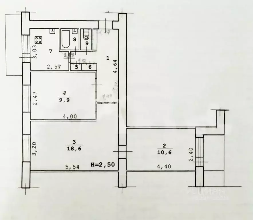 3-к кв. Волгоградская область, Волгоград ул. Ткачева, 9 (60.0 м) - Фото 1