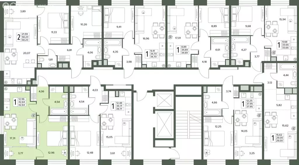1-комнатная квартира: Московская область, Серпухов (42.64 м) - Фото 2