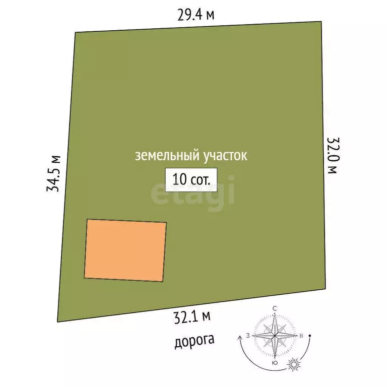 Дом в Богандинский, улица Дружбы (56.2 м) - Фото 0