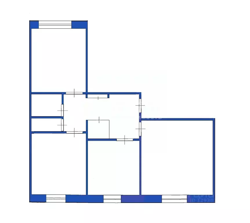 3-к кв. Кемеровская область, Кемерово Октябрьский просп., 54 (63.0 м) - Фото 2