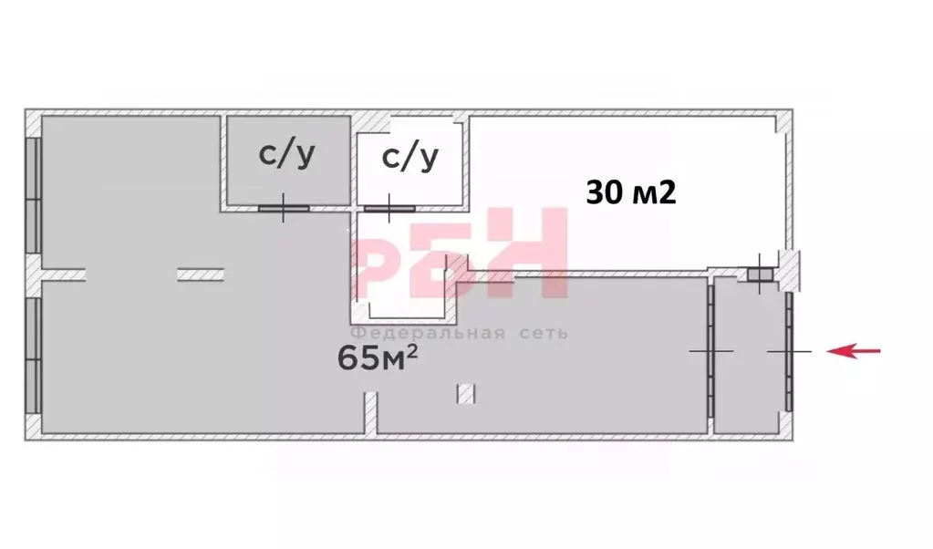 Помещение свободного назначения в Тюменская область, Тюмень ул. ... - Фото 2