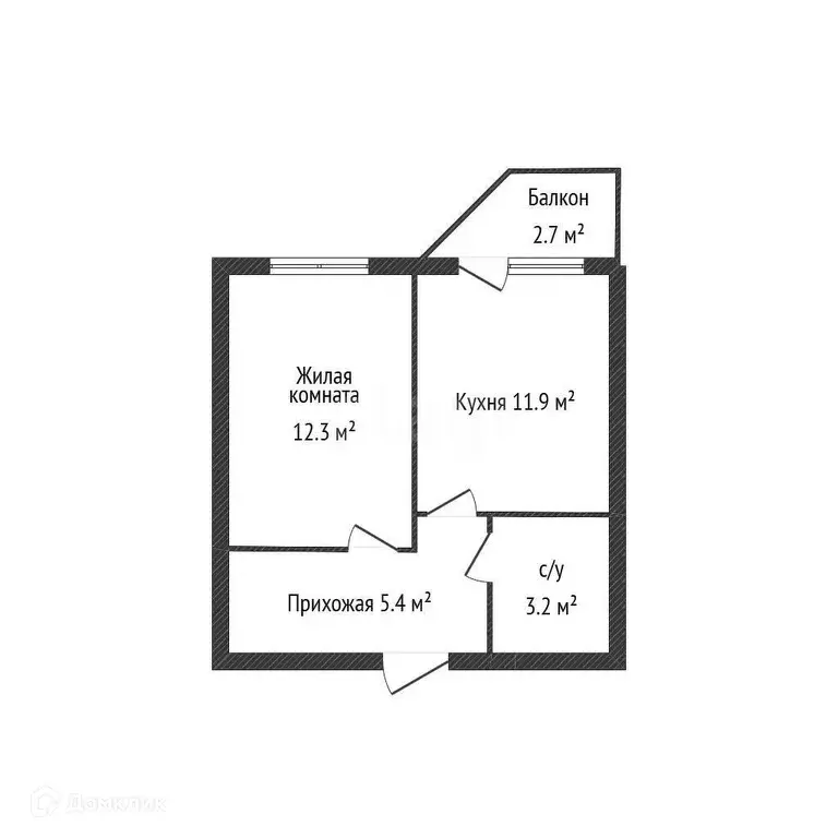 Продаётся 1-к квартира, 30.6 м - Фото 0