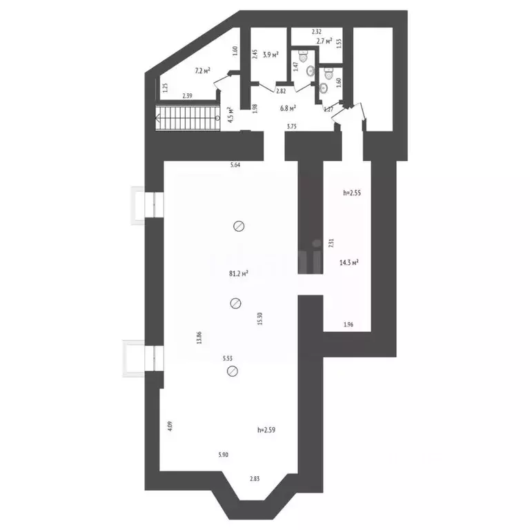 Помещение свободного назначения в Тюменская область, Тюмень ул. ... - Фото 1