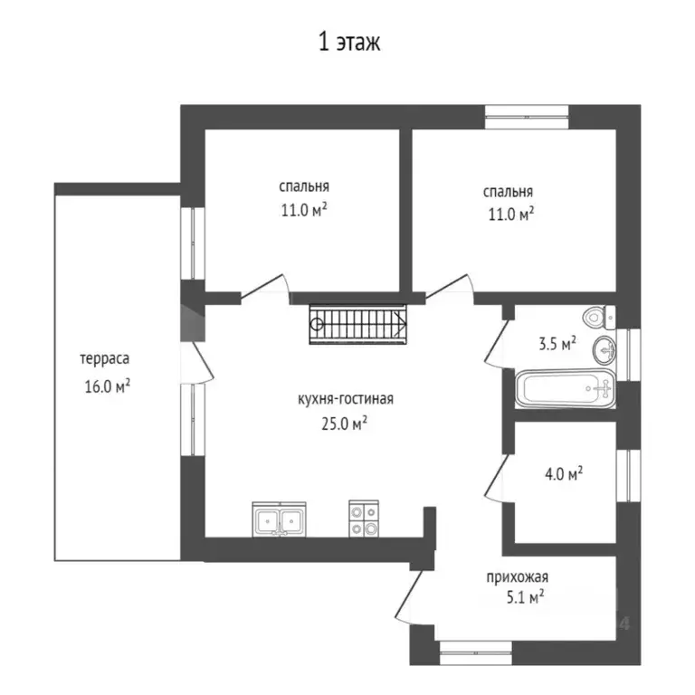 Коттедж в Тюменская область, Тюменский муниципальный округ, д. Якуши ... - Фото 2
