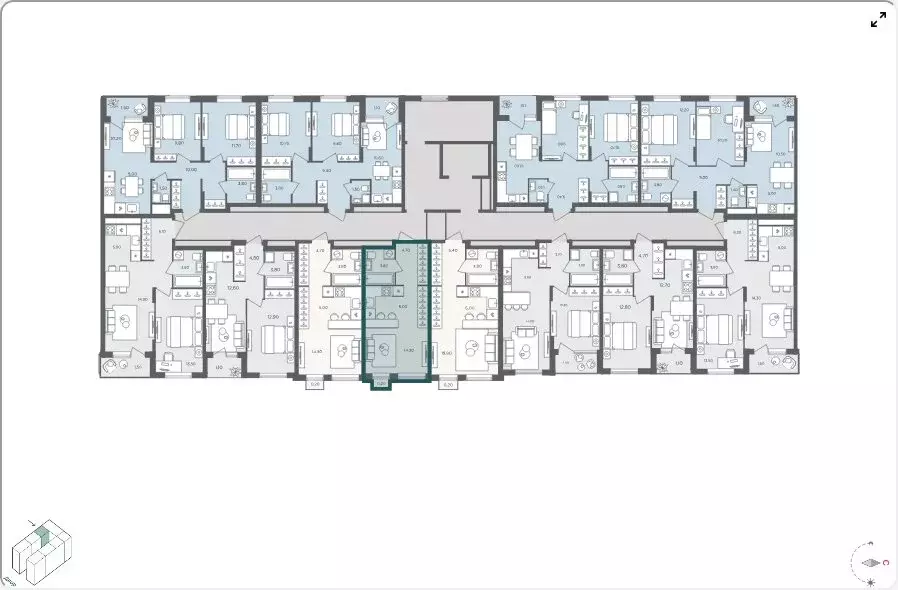 Квартира-студия: село Перхушково, микрорайон Равновесие, 5 (27.8 м) - Фото 2