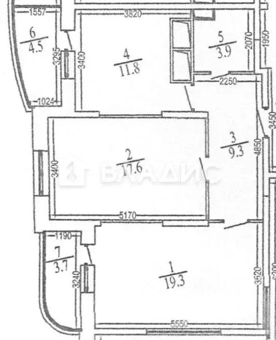 2-к кв. Московская область, Балашиха бул. Горенский, 5 (61.9 м) - Фото 1
