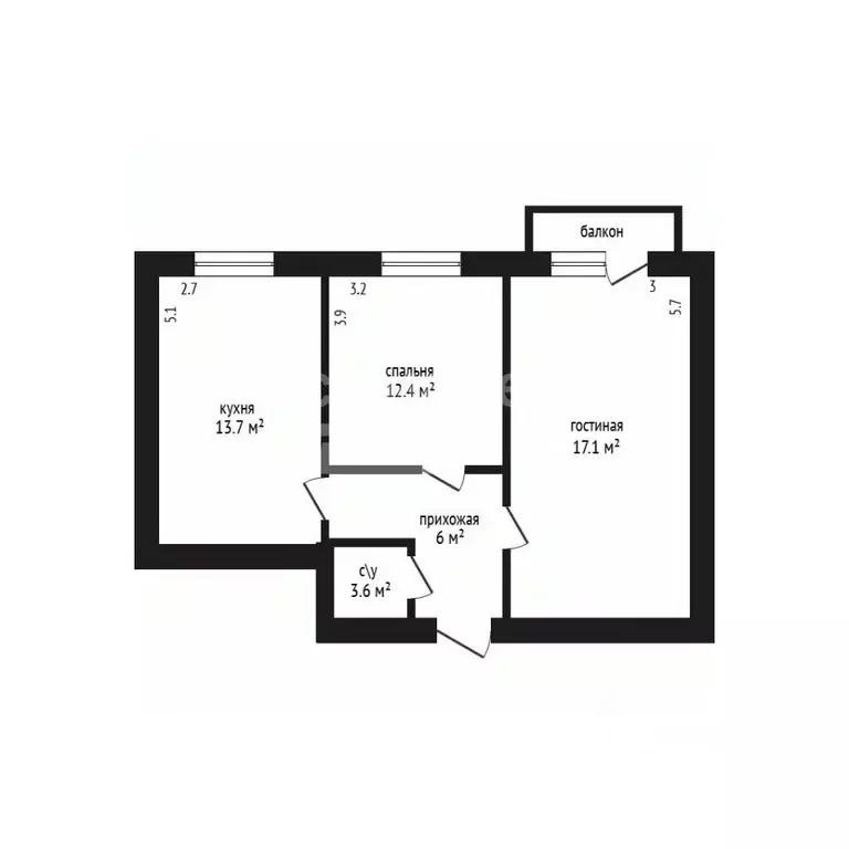 2-к кв. Дагестан, Дербент ул. Имени Салавата Исмаилова, 5 (53.0 м) - Фото 2