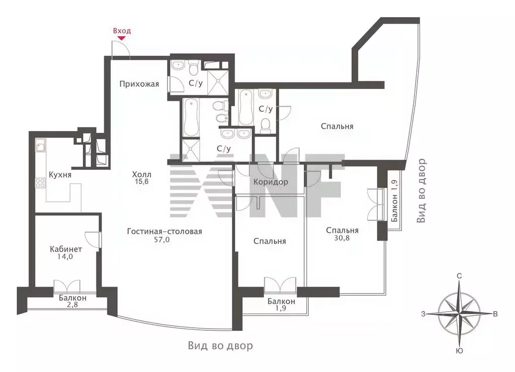 5-к кв. Москва Нежинская ул., 1к4 (200.0 м) - Фото 1