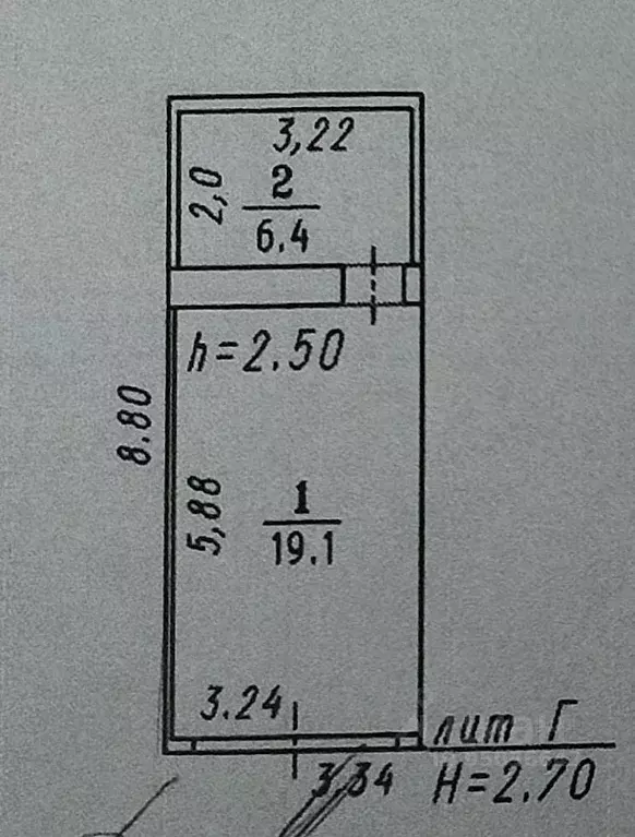 Гараж в Омская область, Омск Московка-2 мкр, ул. Молодова, 16/1 (26 м) - Фото 2