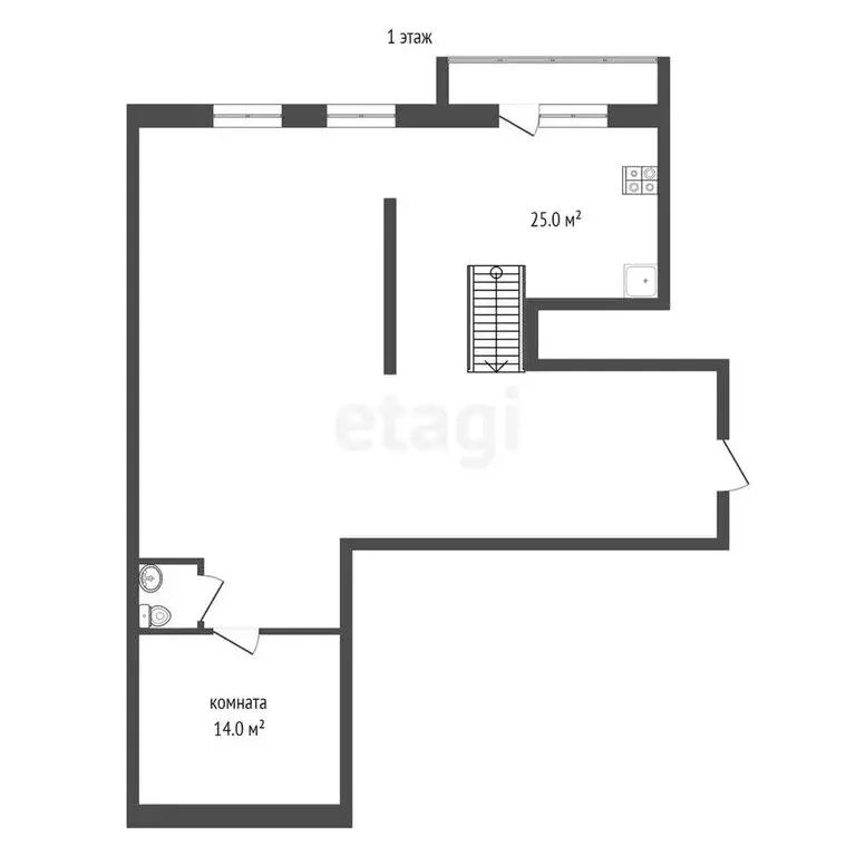 4-комнатная квартира: Тюмень, улица Самарцева, 30 (130 м) - Фото 1