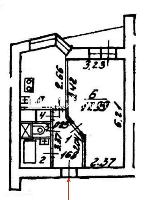 Продаётся 1-к квартира, 36.5 м - Фото 1
