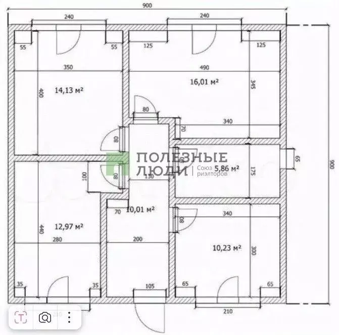 Дом в Севастополь СНТ Рябинушка ТСН,  (81 м) - Фото 1