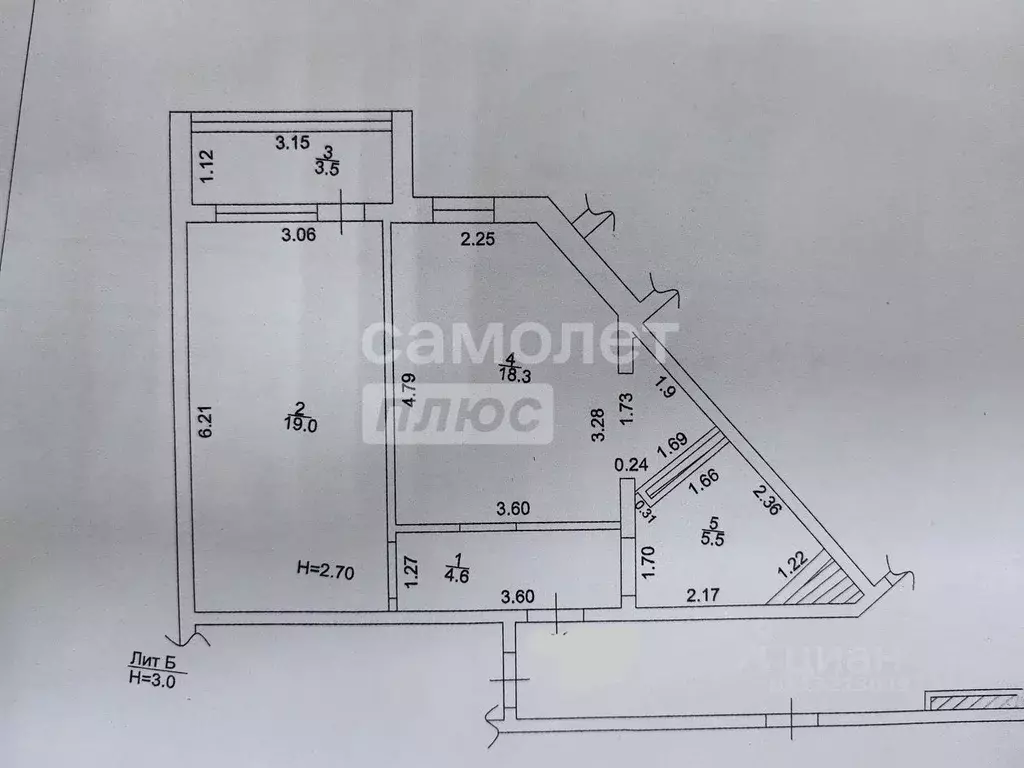 1-к кв. Краснодарский край, Анапа ш. Супсехское, 4к2 (50.9 м) - Фото 1
