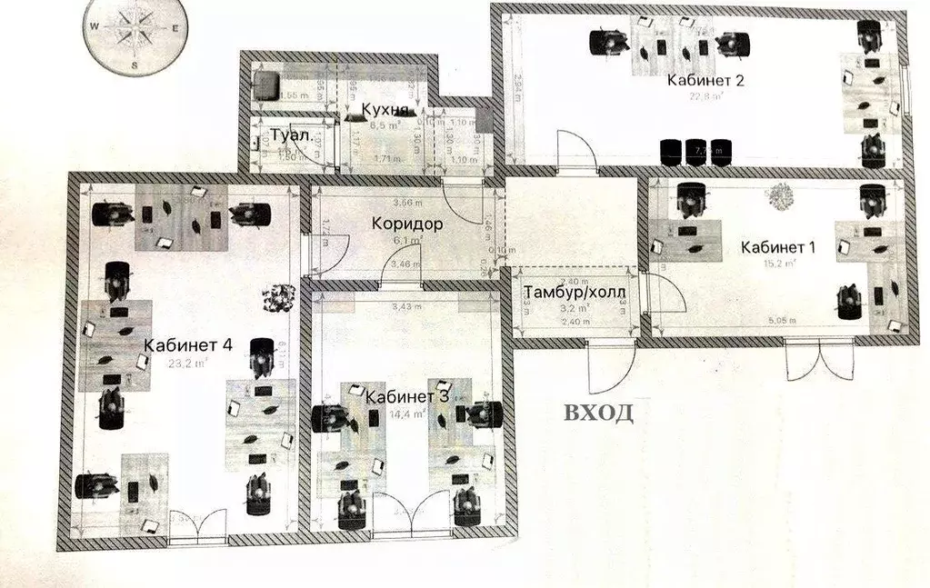Офис в Брянская область, Брянск ул. Дуки, 64 (96 м) - Фото 2
