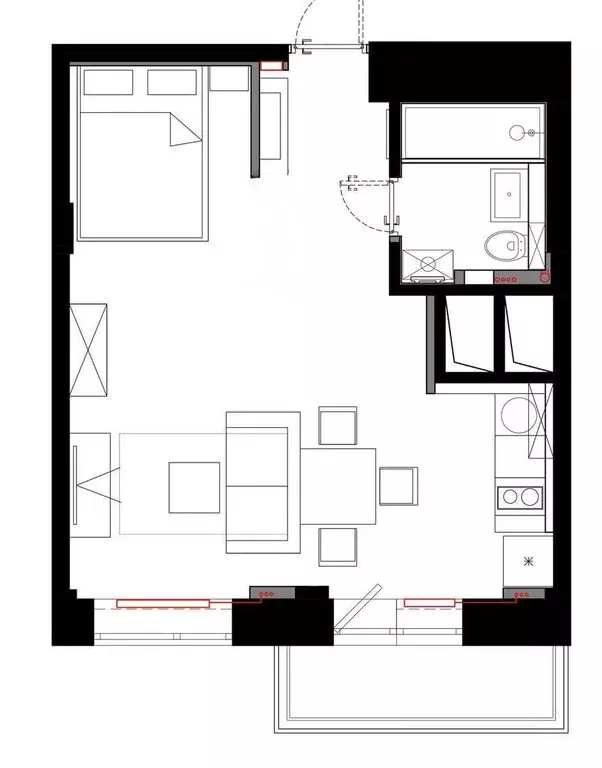 1-комнатная квартира: Йошкар-Ола, Ленинский проспект, 12 (44.9 м) - Фото 1