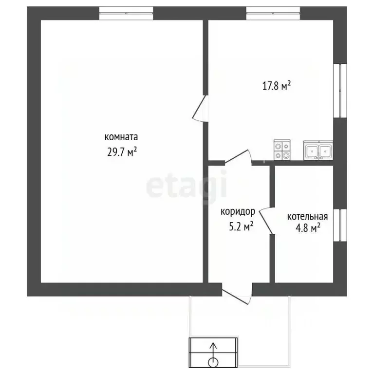 Дом в Тюменская область, Тюмень Парфеново мкр, ул. Хусаинова (74 м) - Фото 2