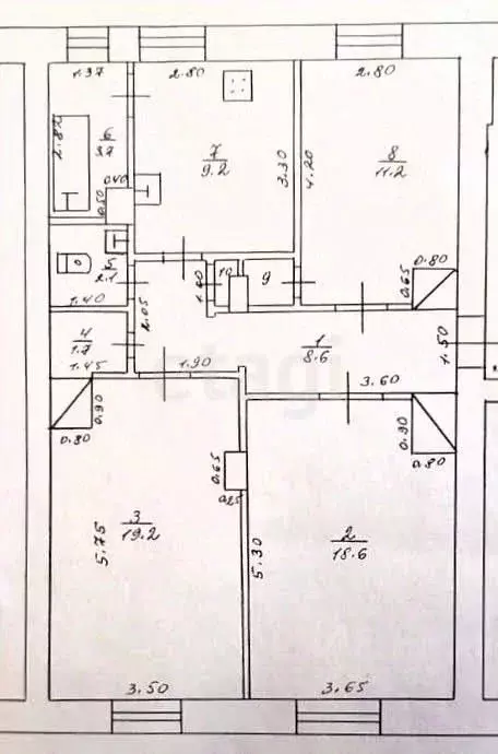 3-к кв. Тверская область, Ржев ул. Елисеева, 9 (73.7 м) - Фото 2