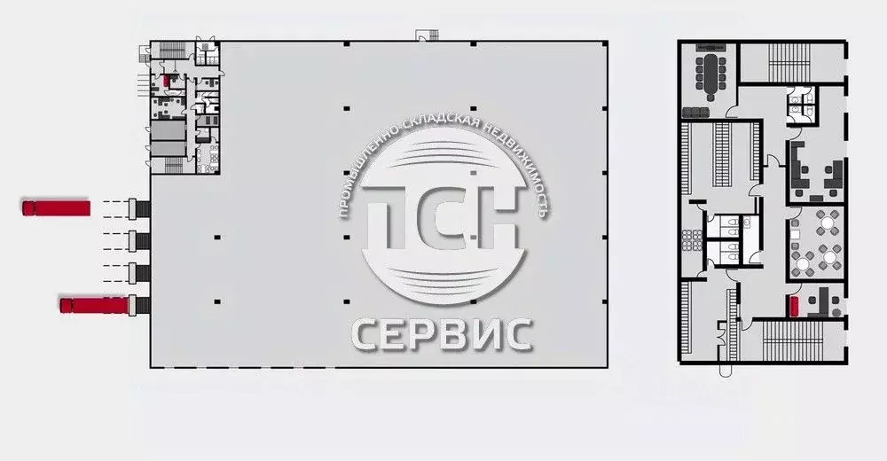 Склад в Москва Ленинградское ш., 300АС17 (8000 м) - Фото 1