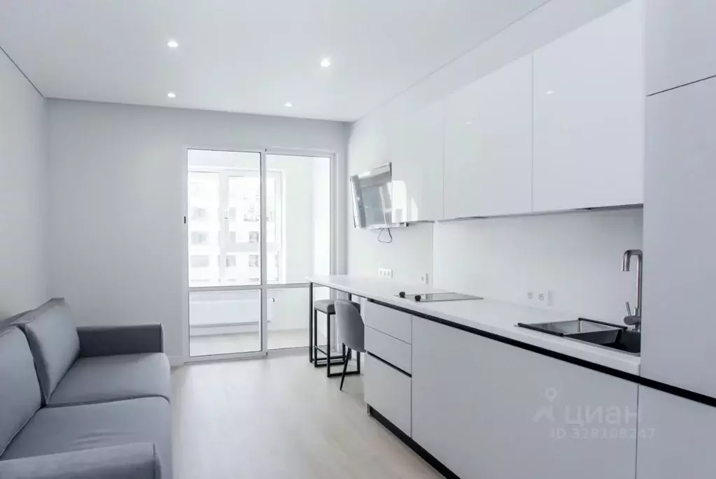 Студия Свердловская область, Екатеринбург ул. Шаумяна, 24 (22.0 м) - Фото 1