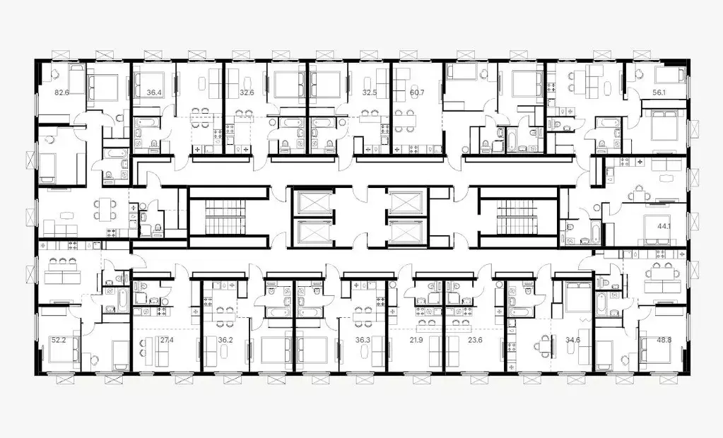 1-к кв. Московская область, Мытищи 16-й мкр, Ярославский жилой ... - Фото 1