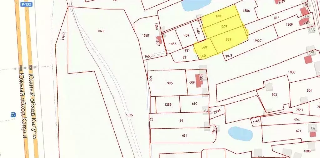 Участок в Калужская область, Калуга городской округ, д. Желыбино 13Б ... - Фото 1