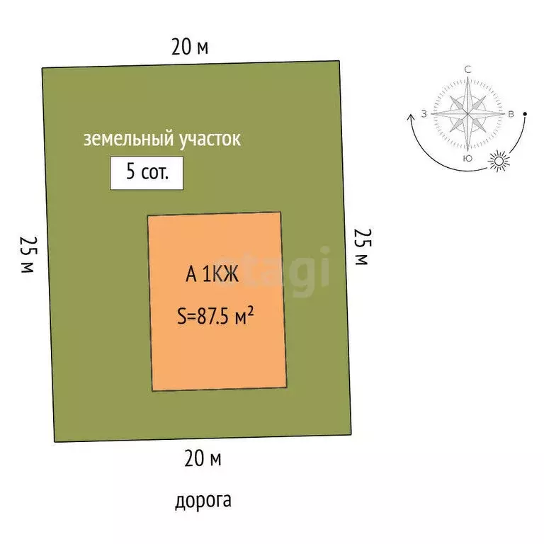 Дом в Перевалово, 2-й Линейный проезд (87.5 м) - Фото 2