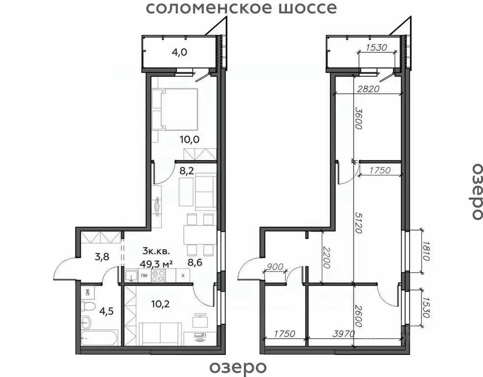 3-к кв. Карелия, Петрозаводск Район Северная промзона, Вороний Наволок ... - Фото 0