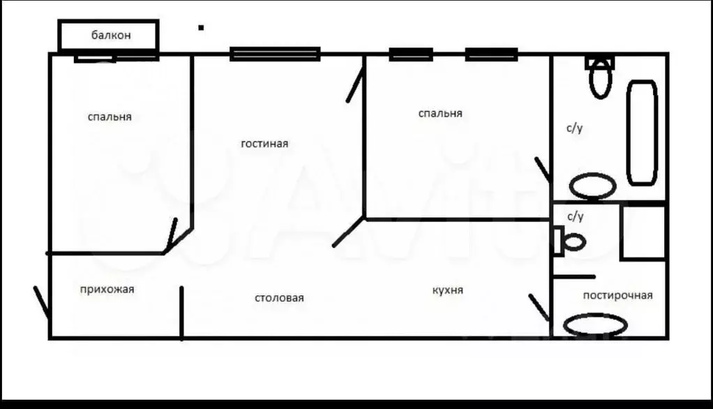 3-к. квартира, 78 м, 7/7 эт. - Фото 0