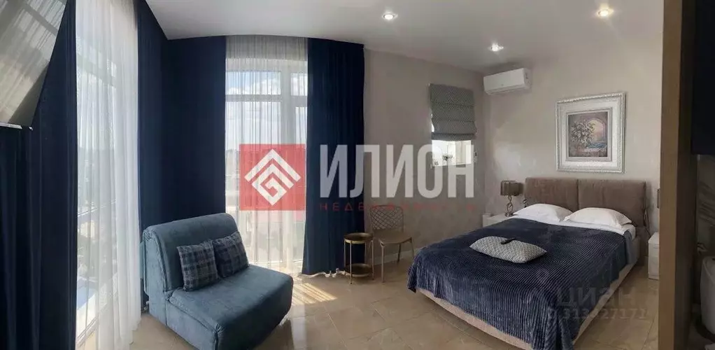 Студия Севастополь ул. Адмирала Фадеева, 48 (34.0 м) - Фото 1