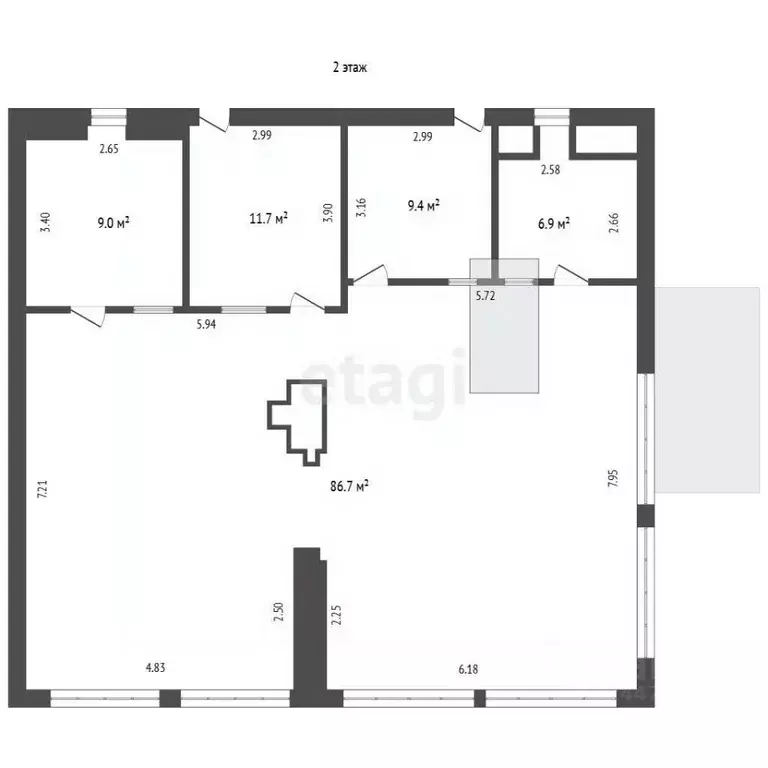 Дом в Московская область, Воскресенск городской округ, с. Михалево ул. ... - Фото 2