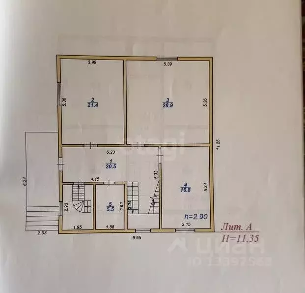 Дом в Тверская область, Калининский муниципальный округ, д. Красная ... - Фото 2