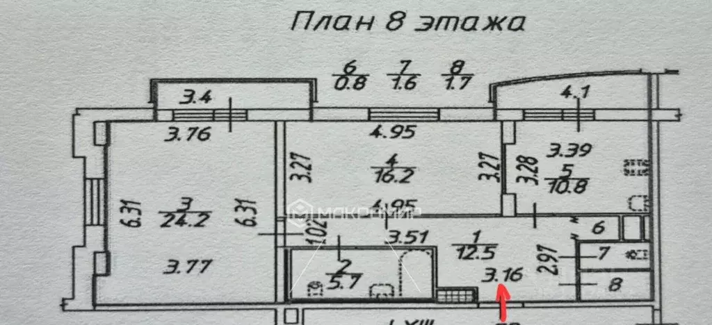 2-к кв. Санкт-Петербург Смоленская ул., 18 (73.5 м) - Фото 2