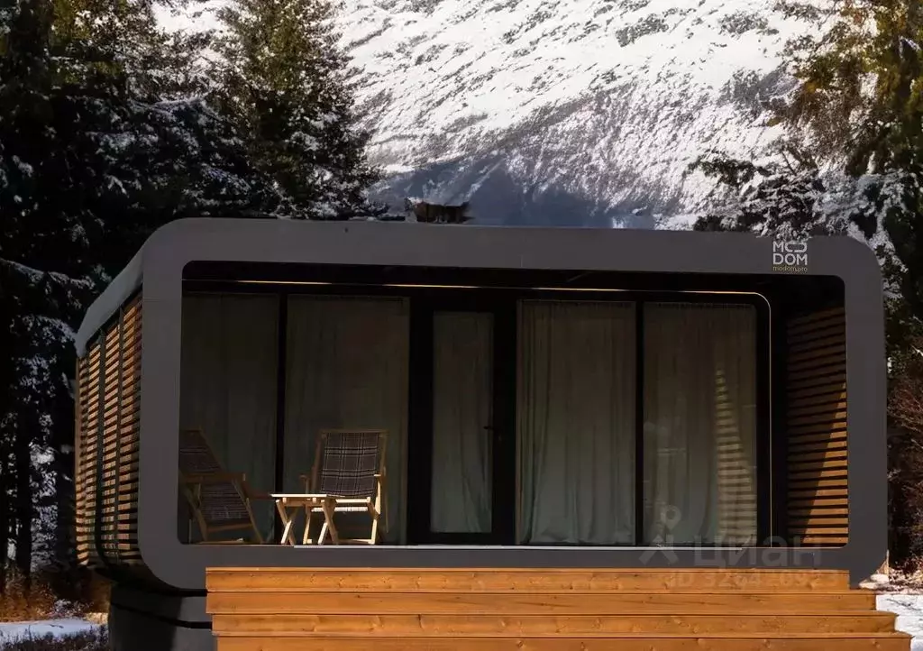 Дом в Алтай, Чемальский район Чемальский тракт, 10 км, 1/1 (24 м) - Фото 1