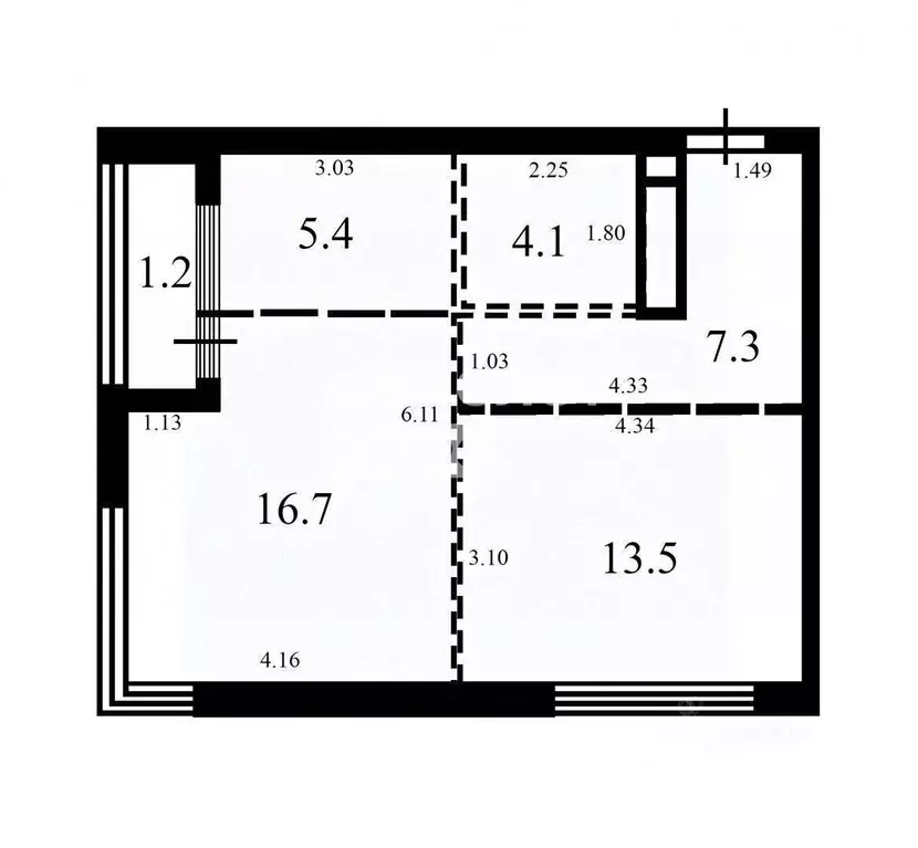 2-к кв. Москва 3-я Хорошевская ул., 17А (49.5 м) - Фото 2