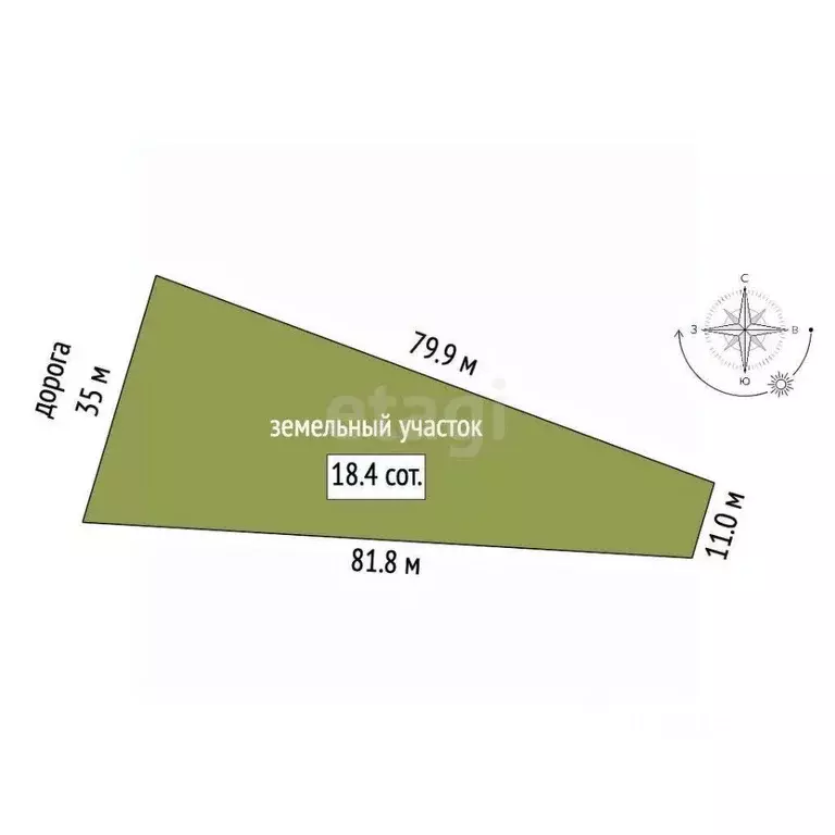 Участок в Татарстан, Тукаевский район, Мелекесское с/пос, д. Новые ... - Фото 2