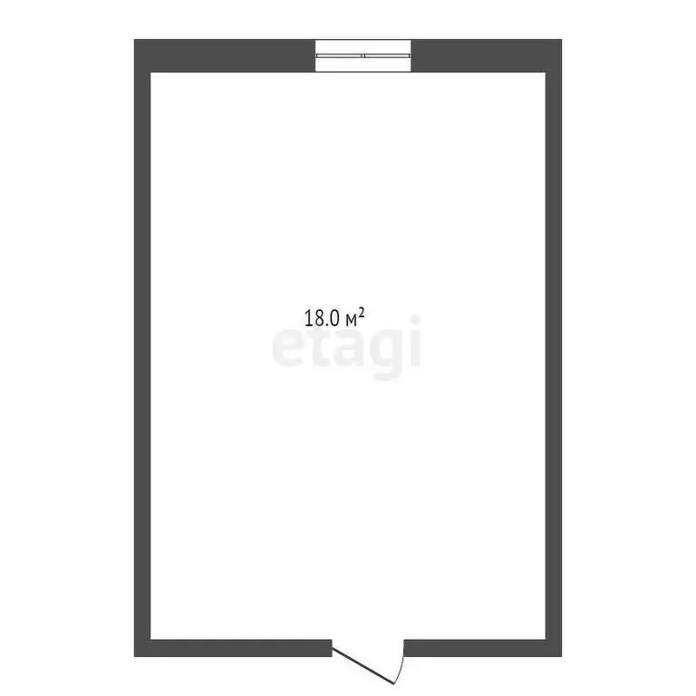 1к в -комнатной квартире (18 м) - Фото 1